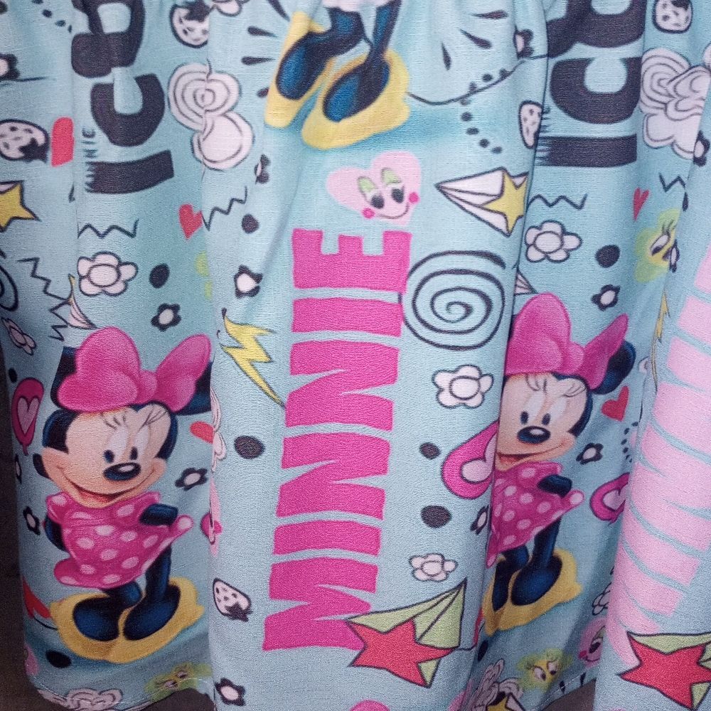 Minnie Mouse Pink Button Down Top Size Small EUC - Picture 5 of 8